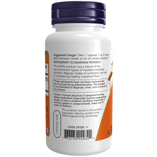 Now Foods, 8 Billion Acidophilus & Bifidus, 120 Caps - Image 3
