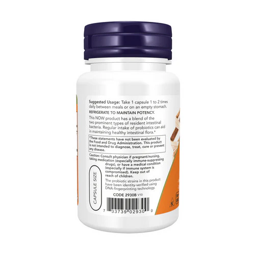 Now Foods, 8 Billion Acidophilus & Bifidus, 60 Caps - Image 3