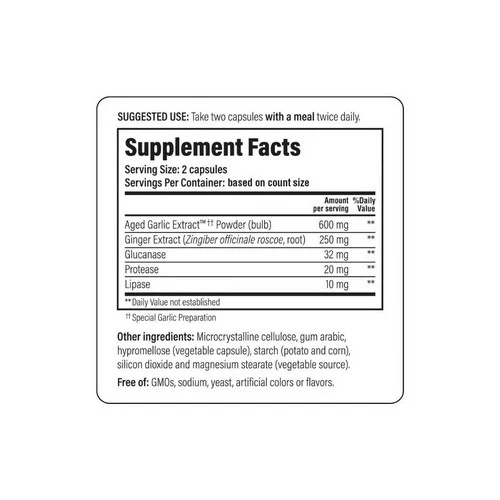 Kyolic, A.G.E. with Enzymes Formula 102, VEG, 200 TAB - Image 3