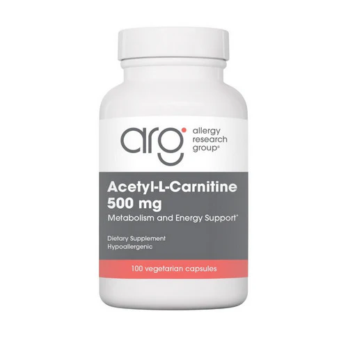 Nutricology/ Allergy Research Group, Acetyl-L-Carnitine, 500 Mg, 100 Veg Caps