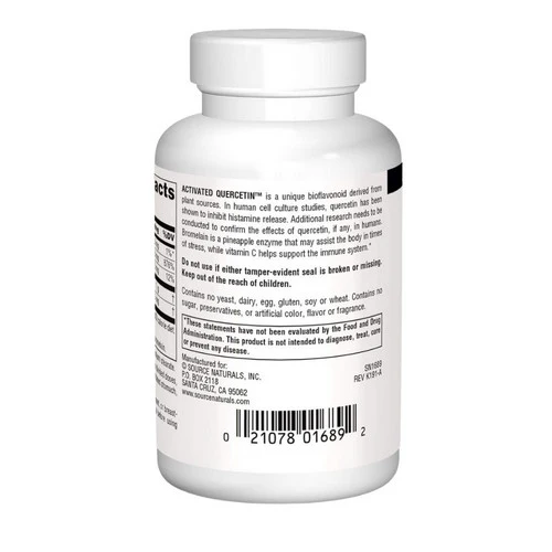 Source Naturals, Activated Quercetin Capsule, 50 Caps - Image 3