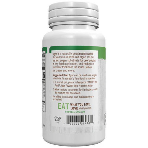 Now Foods, Agar Powder, 2 oz - Image 3