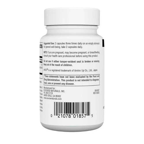 Source Naturals, AHCC with BioPerine, 500 mg, 30 Caps - Image 3