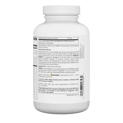 Source Naturals, Alka-balance, 120 Tabs - Image 3