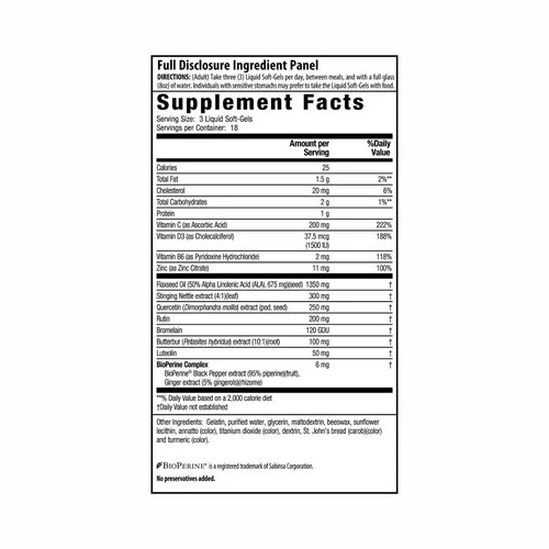 Irwin Naturals, Aller-Pure Histamine Clear, 54 Softgels - Image 2