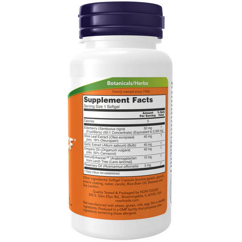 Now Foods, Allibiotic CF, 60 Softgels - Image 2