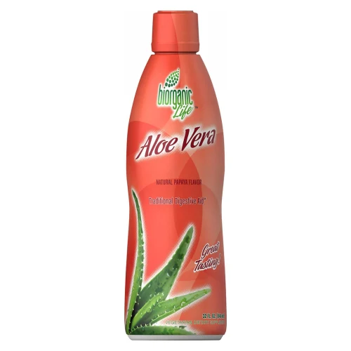 Puritan's Pride, Aloe Vera Drink Natural Papaya Flavor, 32 oz