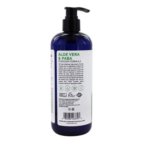 Mill Creek Botanicals, Aloe Vera & Paba Lotion, 14 fl oz - Image 3