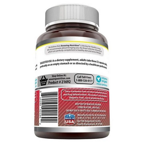 Amazing Nutrition, Amazing Formulas Acetyl L-Carnitine, 120 Veggie Capsules - Image 2