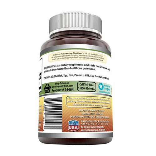 Amazing Nutrition, Amazing Formulas Ginseng Complex, 1000 mg, 120 Caps - Image 3