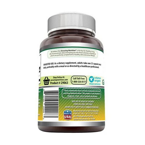 Amazing Nutrition, Amazing Formulas Glucosamine Sulfate Mega Strength, 1000 mg, 120 Caps - Image 3