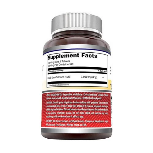 Amazing Nutrition, Amazing Formulas HMB, 2000 mg, 120 Caps - Image 2