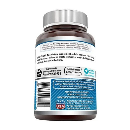 Amazing Nutrition, Amazing Formulas L-Tryptophan, 1000 mg, 120 Tabs - Image 3