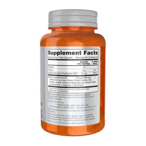 Now Foods, Amino Complete, 120 Caps - Image 2