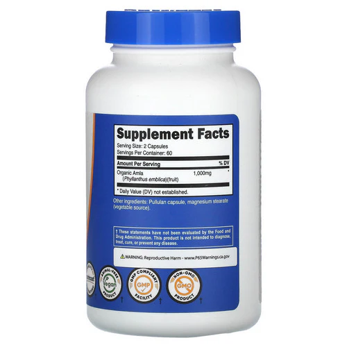 Nutricost, Amla Capsules MWO, 1000 Mg, 120 Count - Image 2