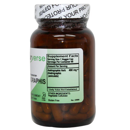 Andrographis Powder Capsules 90 VegCaps by Naturverse - Image 2