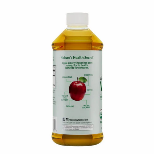 Country Farms, Apple Cider Vinegar, 16 Oz - Image 2