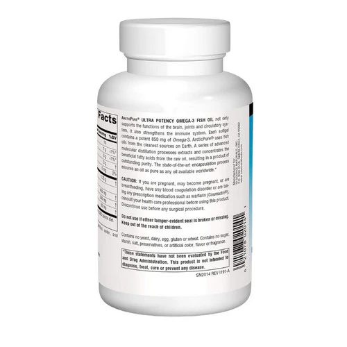Source Naturals, Arcticpure, Ultra Potency 120 Softgels - Image 3