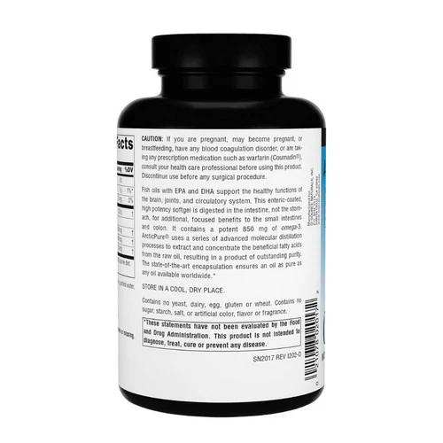 Source Naturals, ArcticPure Omega-3, 1125 mg, 120 Softgels - Image 3