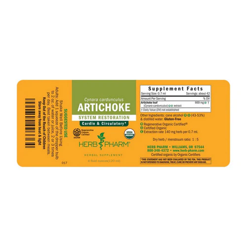 Herb Pharm, Artichoke Extract, 4 Oz - Image 2