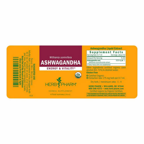 Herb Pharm, Ashwagandha Extract, 4 Oz - Image 2