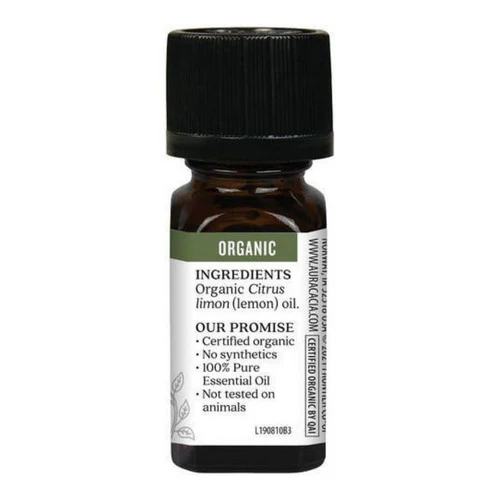 Aura Cacia, Aura Cacia Organic Lemon Essential Oil, 0.25 Oz - Image 2
