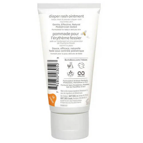 Burts Bees, Baby Bee Diaper Rash Ointment, 3 Oz - Image 2