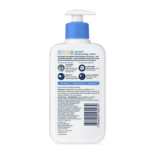 Cerave, Baby Moisturizing Lotion, 8 Oz - Image 2