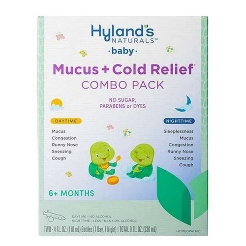 Hylands, Baby Mucus And Cold Day And Night Relief Value, 8 Oz