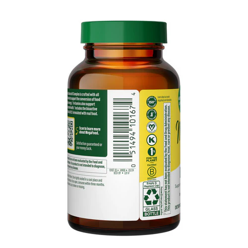 MegaFood, Balanced B Complex, 30 Tabs - Image 2
