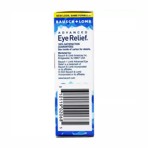 Bausch + Lomb, Bausch And Lomb Advanced Eye Relief Redness Reliever Lubricant Drops, 0.5 oz - Image 3