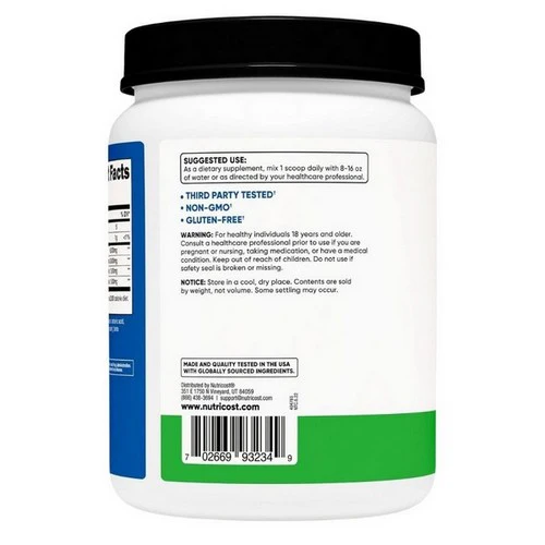 Nutricost, BCAA Powder Green Apple, 120 Servings - Image 2