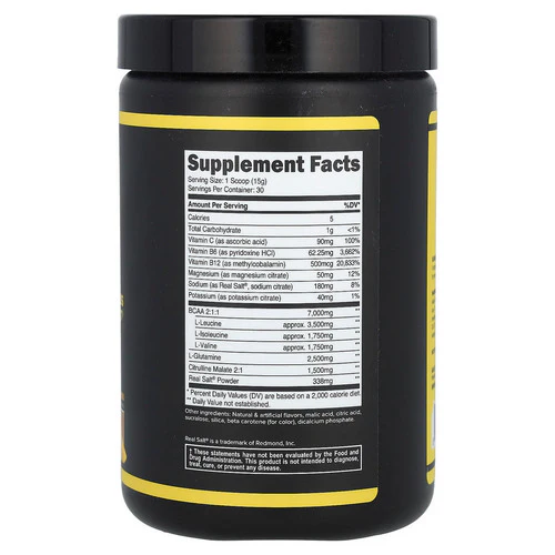 Primaforce, BCAA Powder Pineapple Mango, 30 Servings - Image 2