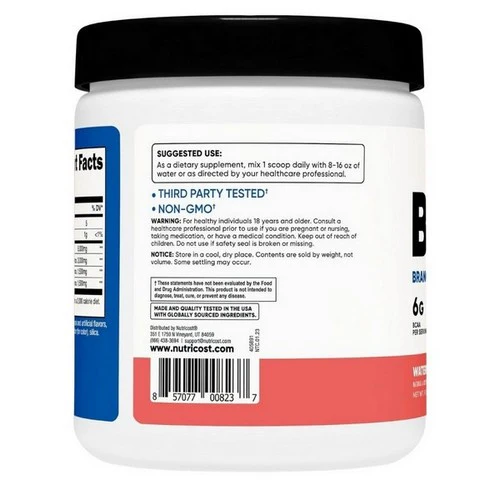 Nutricost, BCAA Powder Watermelon, 30 Serving - Image 2