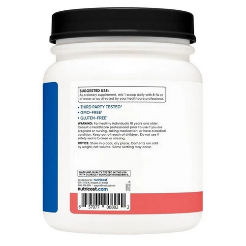 Nutricost, BCAA Powder Watermelon, 90 Servings - Image 2