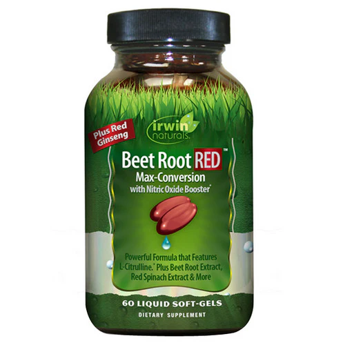 Irwin Naturals, Beet Root RED, 60 Softgels