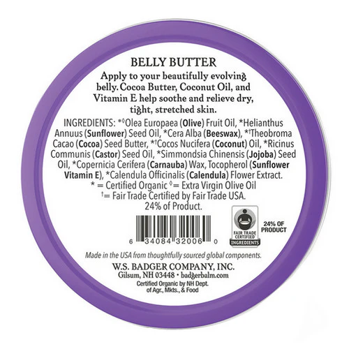 Badger Balm, Belly Butter, 56 Grams - Image 2