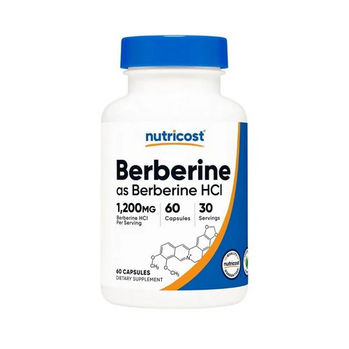 Nutricost, Berberine HCl, 600 Mg, 60 Caps