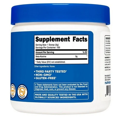 Nutricost, Beta Alanine Powder, 300 Grams - Image 3