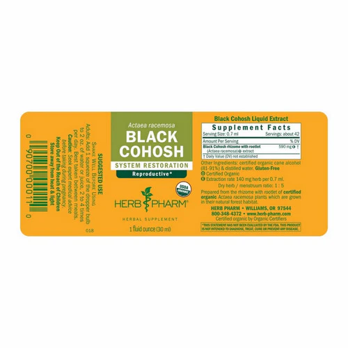 Herb Pharm, Black Cohosh Extract, 1 Oz - Image 2