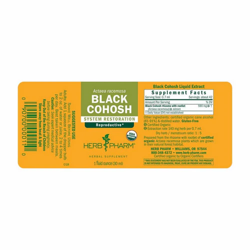 Herb Pharm, Black Cohosh Extract, 4 Oz - Image 2