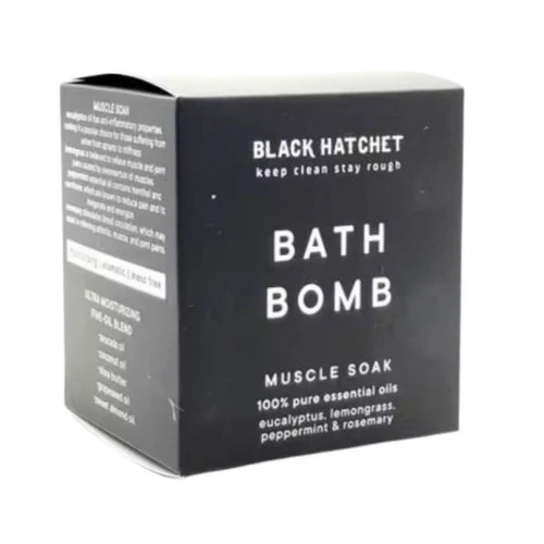 Latika Soap, Black Hatchet Bath Bomb, 1 Count