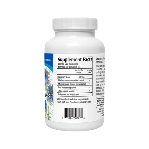North American Herb & Spice, Black Seed Plus, 90 Cap - Image 2