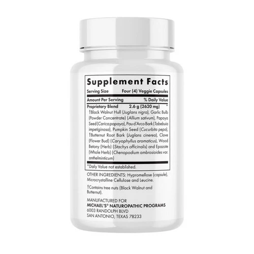 Michael's Naturopathic, Black Walnut Hull Complex, 60 Capsules - Image 2