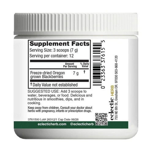 Eclectic Herb, Blackberry, 90 gm - Image 3