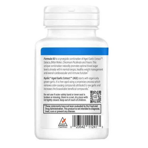 Kyolic, Blood Sugar Balance, 100 CAPS - Image 2