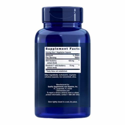 Life Extension, Blueberry Extract Capsules, 60 vcaps - Image 2