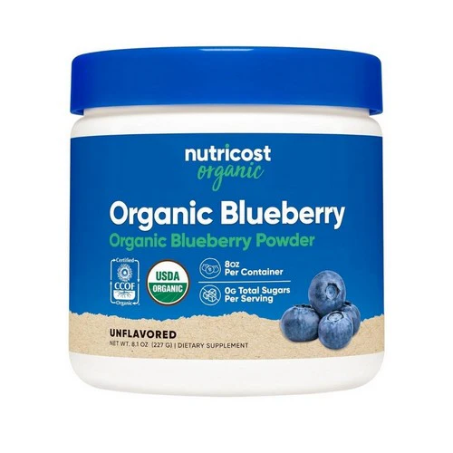 Nutricost, Blueberry Powder Organic, .5 Lb