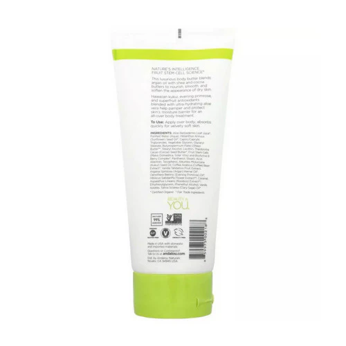 Andalou Naturals, Nourishing Body Butter, Kukui Cocoa 8 oz - Image 2