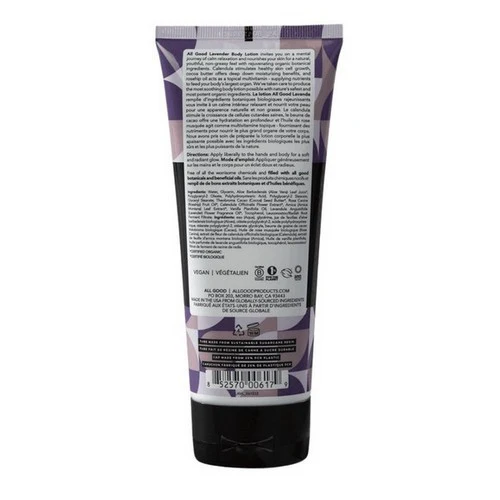 All Good, Body + Hand Cream Lavender, 6 Oz - Image 2